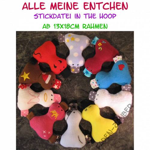 Entchen Set Vol. I in the hoop Größe M 13x18cm