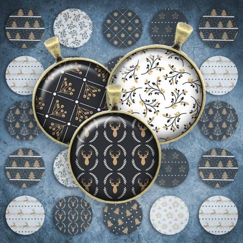 009 - Cabochon Vorlagen, 25mm 18mm 14mm 12mm, rund, Cabochon Motive, Bottle Cap images