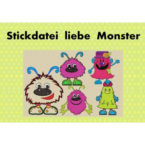 Stickdatei, Monster, Monsterbande