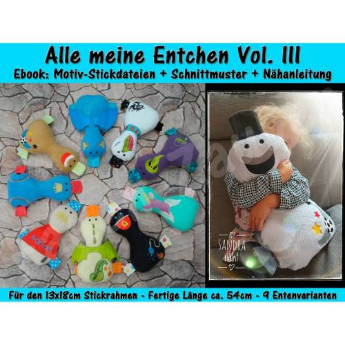Ebook - Entchen Set Vol. III Größe XXL für 13x18