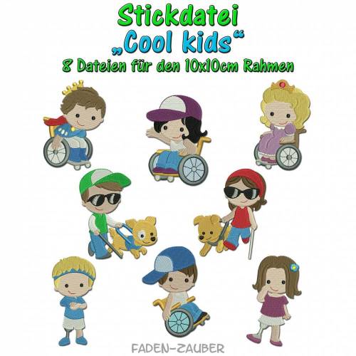 Cool kids - Motive für den 10x10cm Rahmen