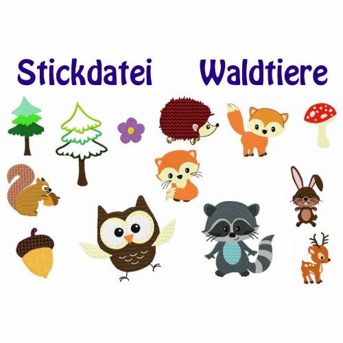 Stickdatei, Waldfreunde