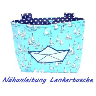 Nähanleitung für eine praktische Lenkertasche, Fahrradtasche oder auch Betttasche