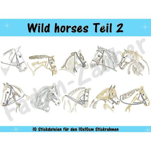 Wild horses Teil 2 für den 10x10cm Rahmen