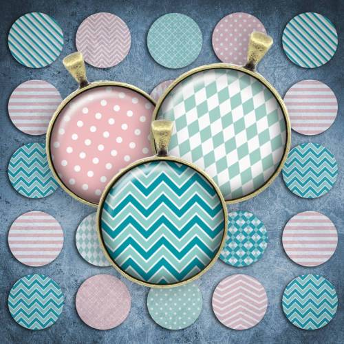 005 - Cabochon Vorlagen, 25mm 18mm 14mm 12mm, rund, Cabochon Motive, Bottle Cap images