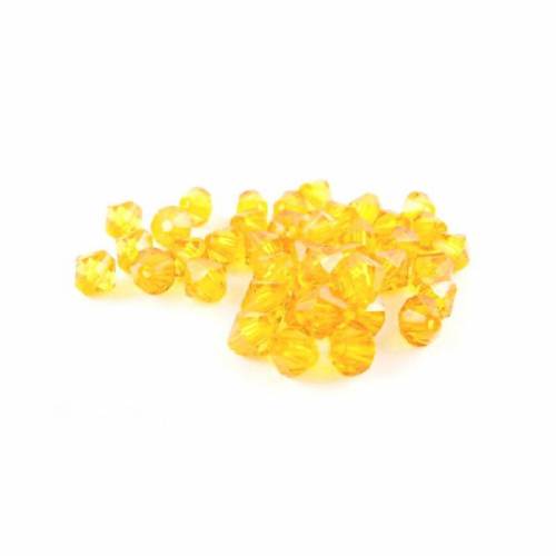 Perlen Bicone 6 mm, Acryl Farbwahl 100 Stück