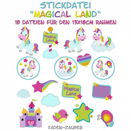 Magical Land für den 13x18cm Rahmen