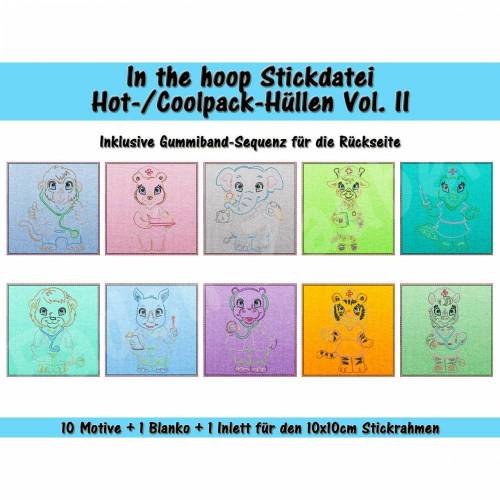 Coolpack Hüllen Vol. II - ITH für den 10x10cm Rahmen