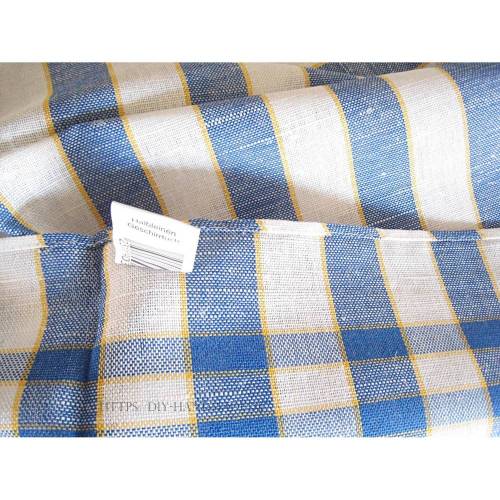 Vintage, Halbleinen Geschirrtuch,  50 x 70 cm, Omas Küchen Handtuch, Aussteuer, solides Küchentuch, neu&unbenutzt