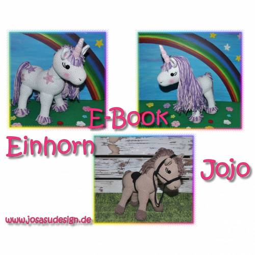 E-Book - Einhorn Jojo oder Pferdchen - Amigurumi