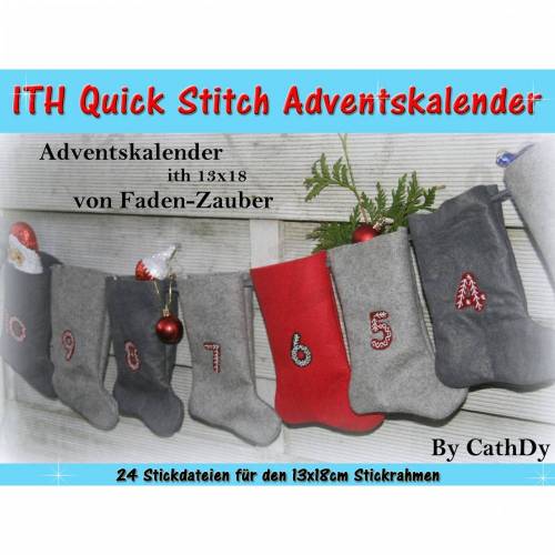 Express Adventskalender - ITH für 13x18cm Rahmen