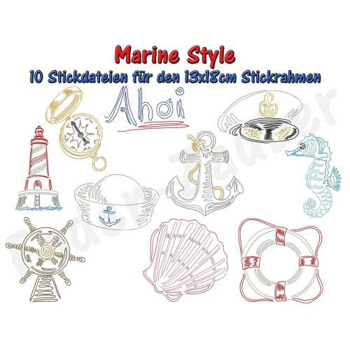 Marine style für den 13x18cm Rahmen