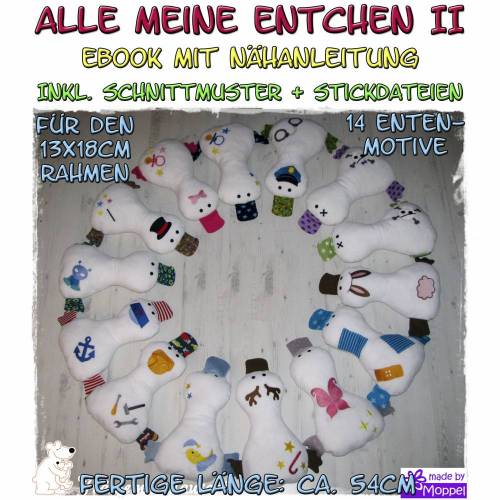 Ebook - Entchen Set Vol. II Größe XXL für 13x18