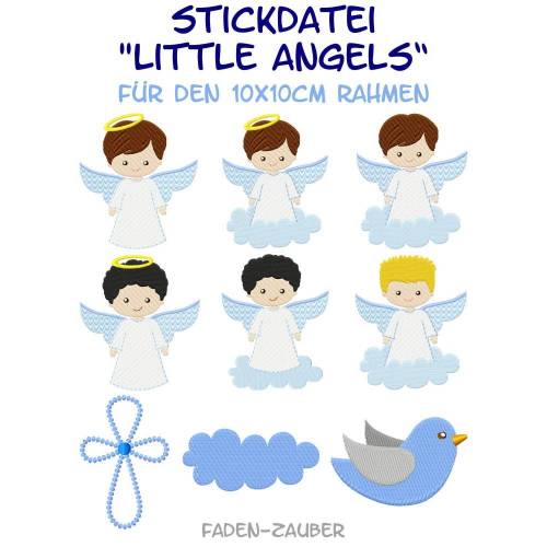 Little Angels Jungs für den 10x10cm Rahmen