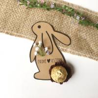 Druckvorlage Ostern - Tischdeko - Gastgeschenk - Osterhase - Mitbringsel - Geschenkidee - Ostergeschenk