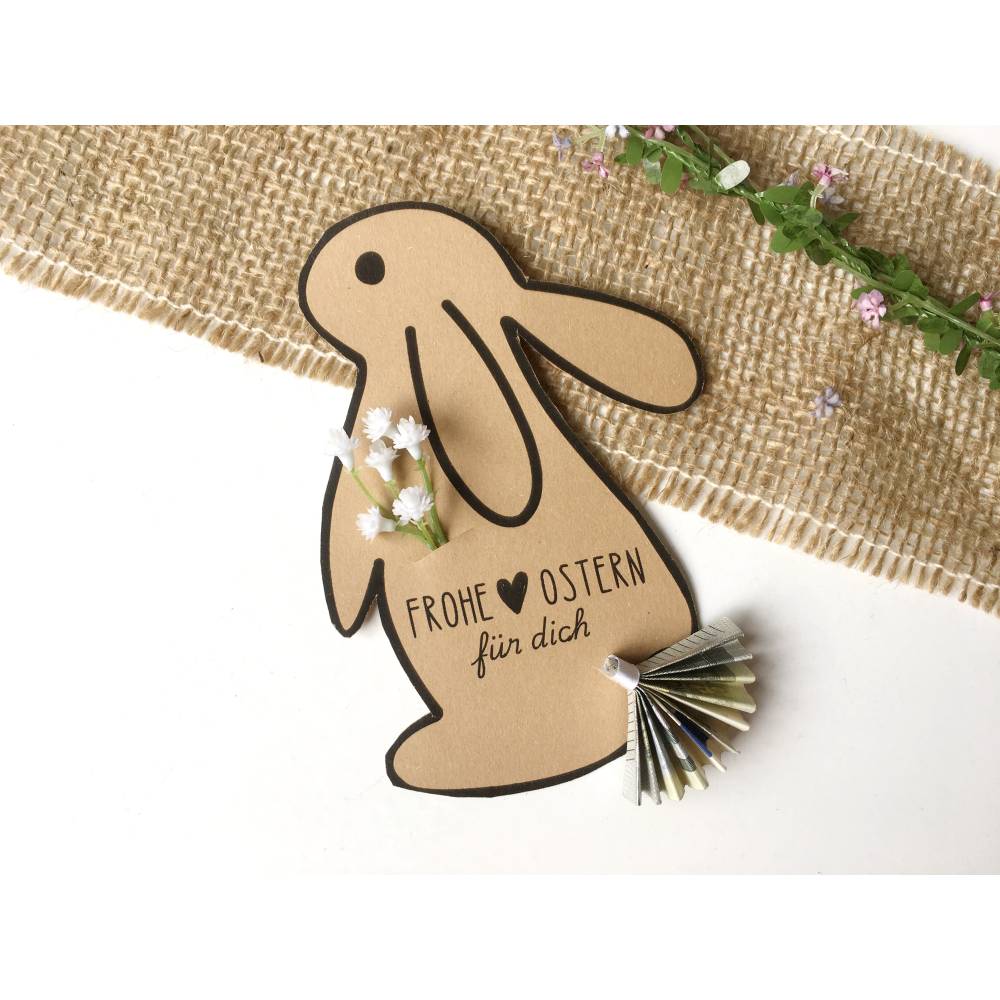 Druckvorlage Ostern - Tischdeko - Gastgeschenk - Osterhase - Mitbringsel - Geschenkidee - Ostergeschenk Bild 6