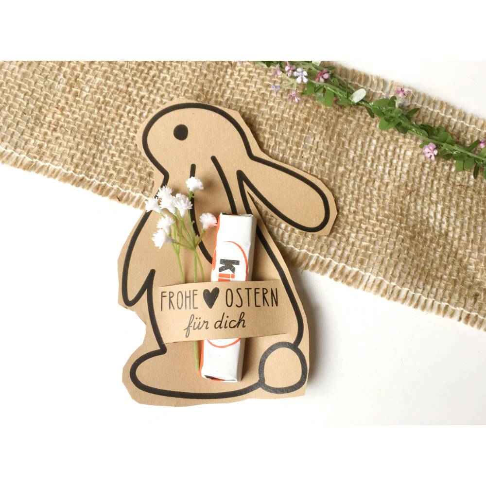 Druckvorlage Ostern - Tischdeko - Gastgeschenk - Osterhase - Mitbringsel - Geschenkidee - Ostergeschenk Bild 7