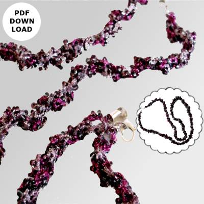Häkelanleitung "Perlenkette & Armband"