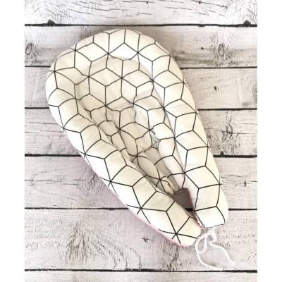 Babynestchen / Babycocoon / Babynest / Cocoon – handgefertigt, 79 x 48 cm, kuschelig & allergikerfreundlich