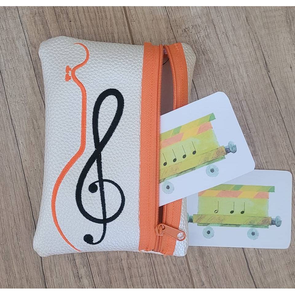 Stickdatei Notenschlüssel Gitarre - 2 Größen Bild 1