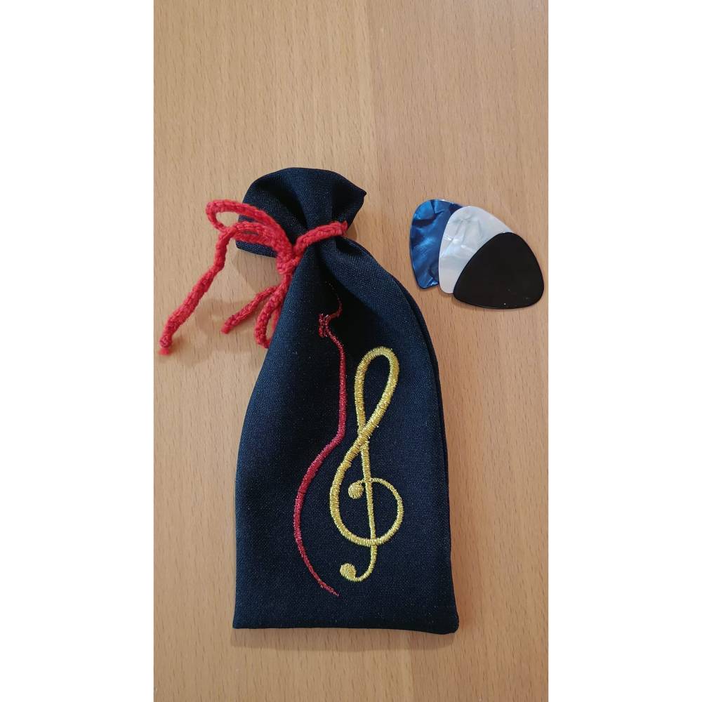 Stickdatei Notenschlüssel Gitarre - 2 Größen Bild 3