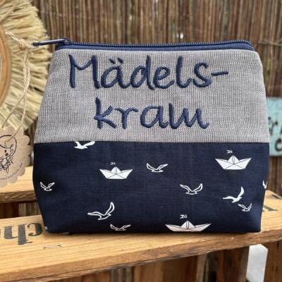 Mädelskram // Schminktasche // Kosmetiktasche // Geschenk // Schminktäschchen // Kulturbeutel