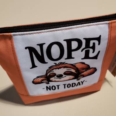Krimskrams-Bag "Nope", Kosmetiktäschchen, Schminktasche,