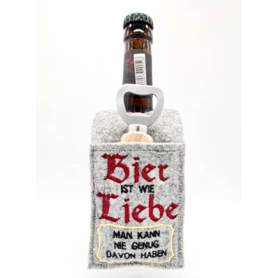 Stickdatei Flaschenöffner Tasche ITH