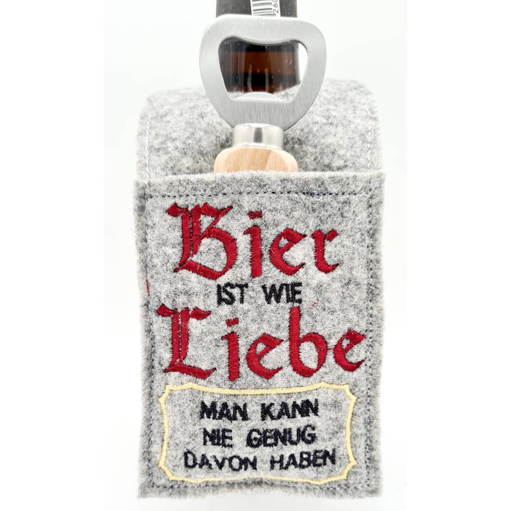 Stickdatei Flaschenöffner Tasche ITH Bild 2