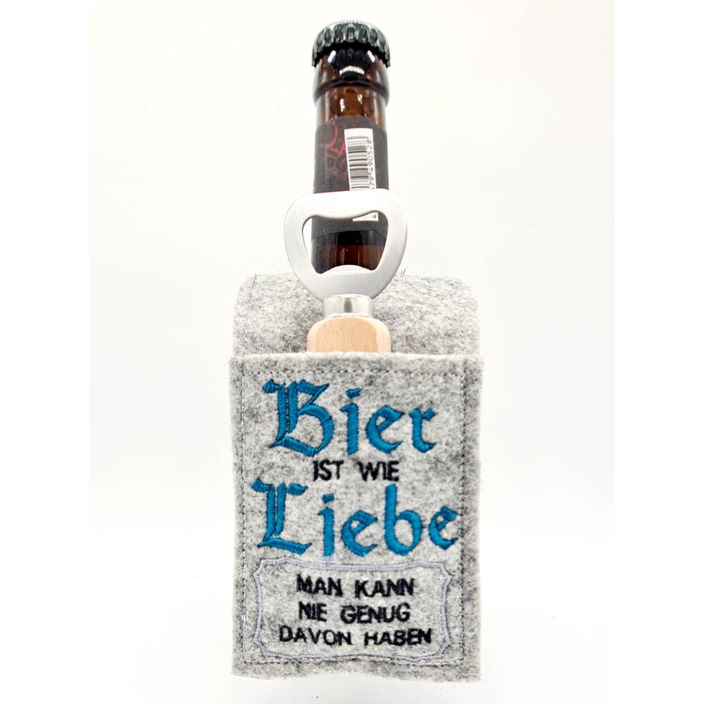 Stickdatei Flaschenöffner Tasche ITH Bild 3