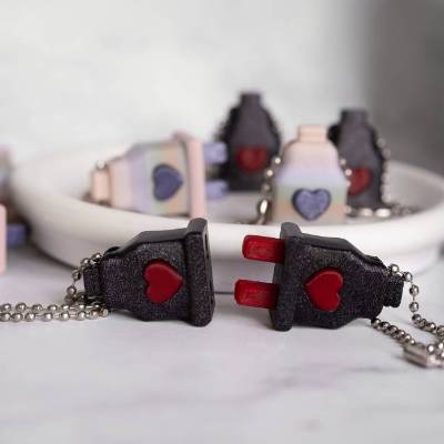 Herz Steckdose | Schlüsselanhänger | 3D Druck | Mitbringsel | Geschenk Freundin | Partnergeschenk | Valentinstag | Liebe