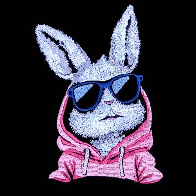 Frau Hase cool Color Lichteffekt 10*10cm