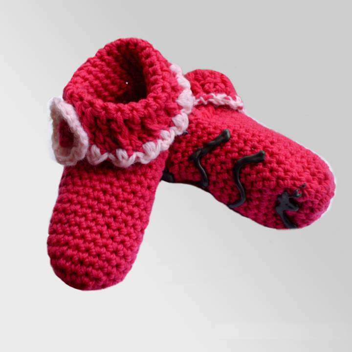 Häkelanleitung "Kinderhausschuhe" Bild 2