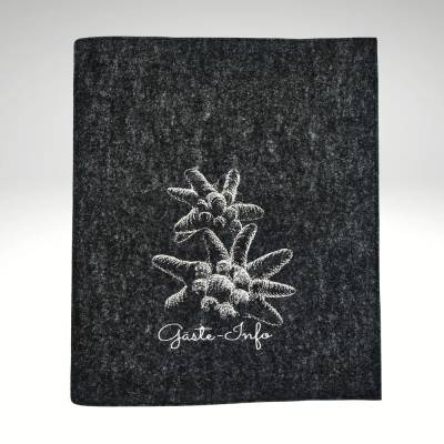 A4 Gästemappe Edelweiß Infomappe Ferienwohnung