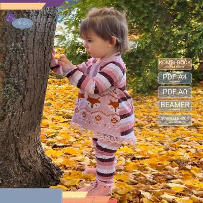 Schnittmuster Kombi-Book Hose und Tunika-Kleid "FELINA & LEONIE" 62-146