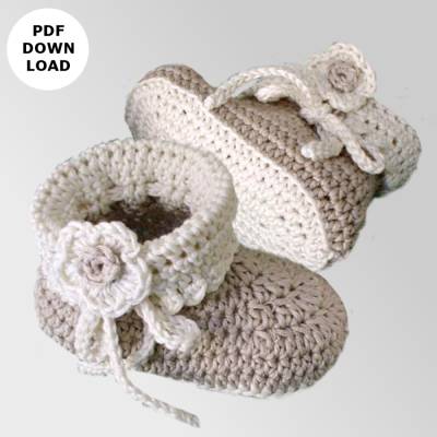 Häkelanleitung "Babyschuhe Bambino"