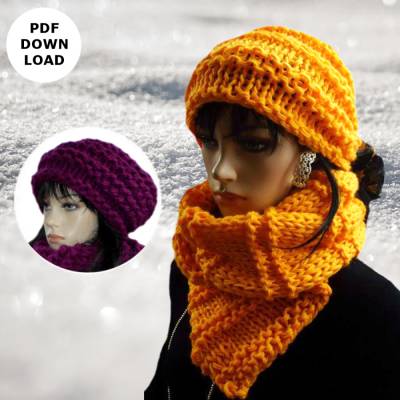 Strickanleitung "Mütze & Schal"