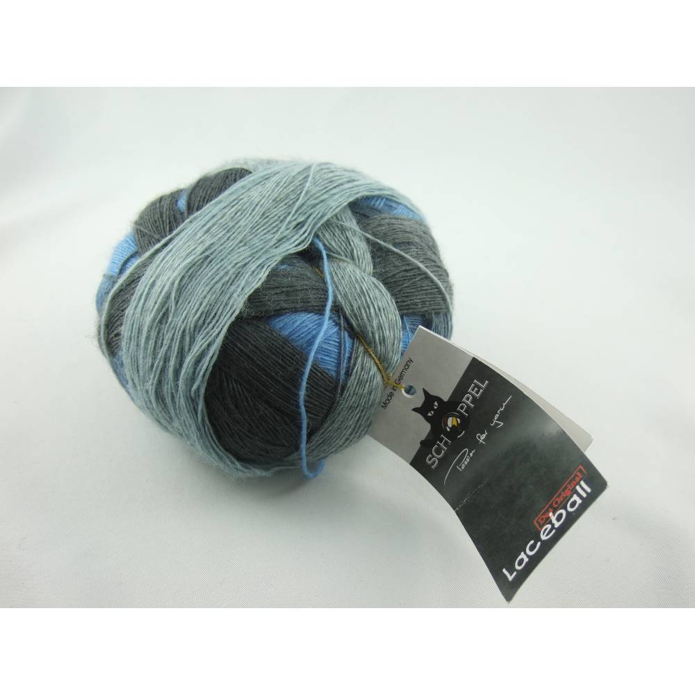 Schoppel Laceball 100: wunderschönes Lacegarn in der Farbe Rauchzeichen Bild 1