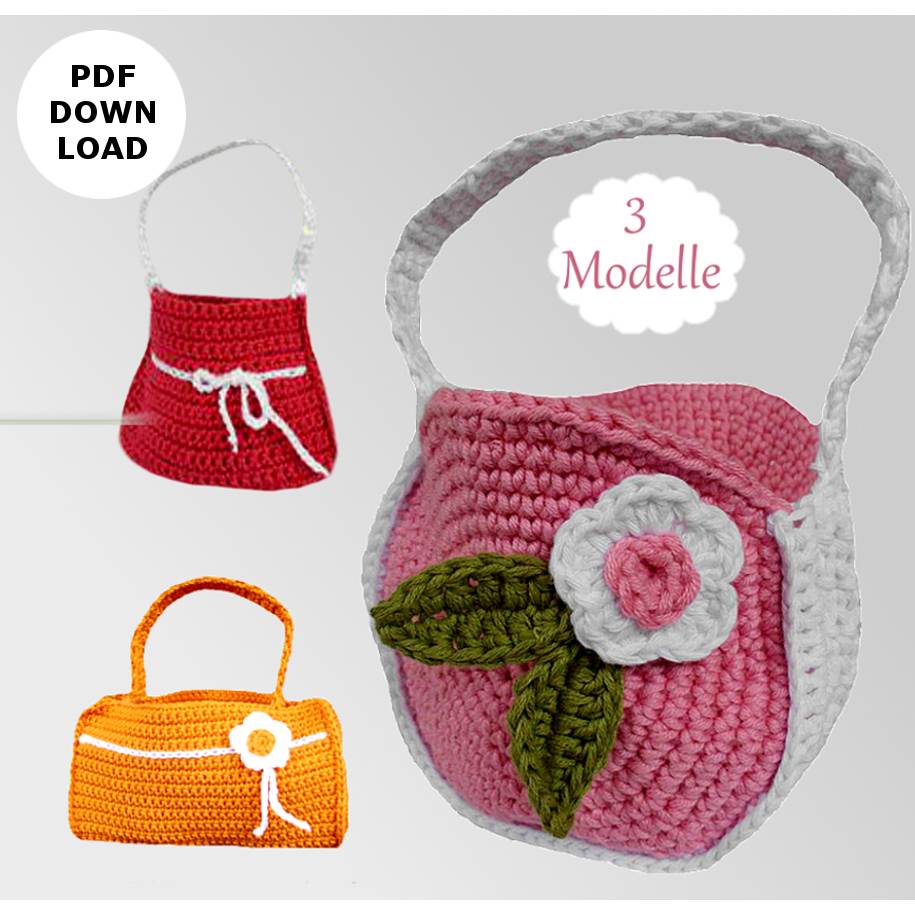 Häkelanleitung "Kindertaschen" Bild 1