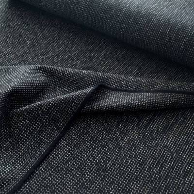 Mantelstoff mit Fischgrätmuster in Schwarz und Weiß für Jacken, Mäntel, Capes, warme Blazer und Kostüme