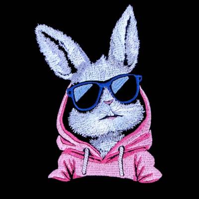 Frau Hase cool Color Lichteffekt 12-14*18cm