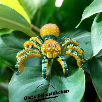 Gegliederte Vogelspinne | Halloween | Spinnentier | 3D Gedruckt | Fidget | Gruselig | Flexibel