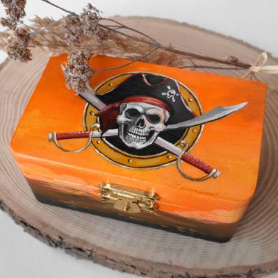 Schatzkästchen Pirat, Schatzkiste für Piratenfans