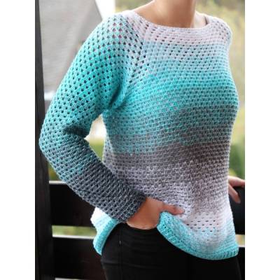 Häkelanleitung RVO Raglan Pullover "Lisa" alle Größen möglich