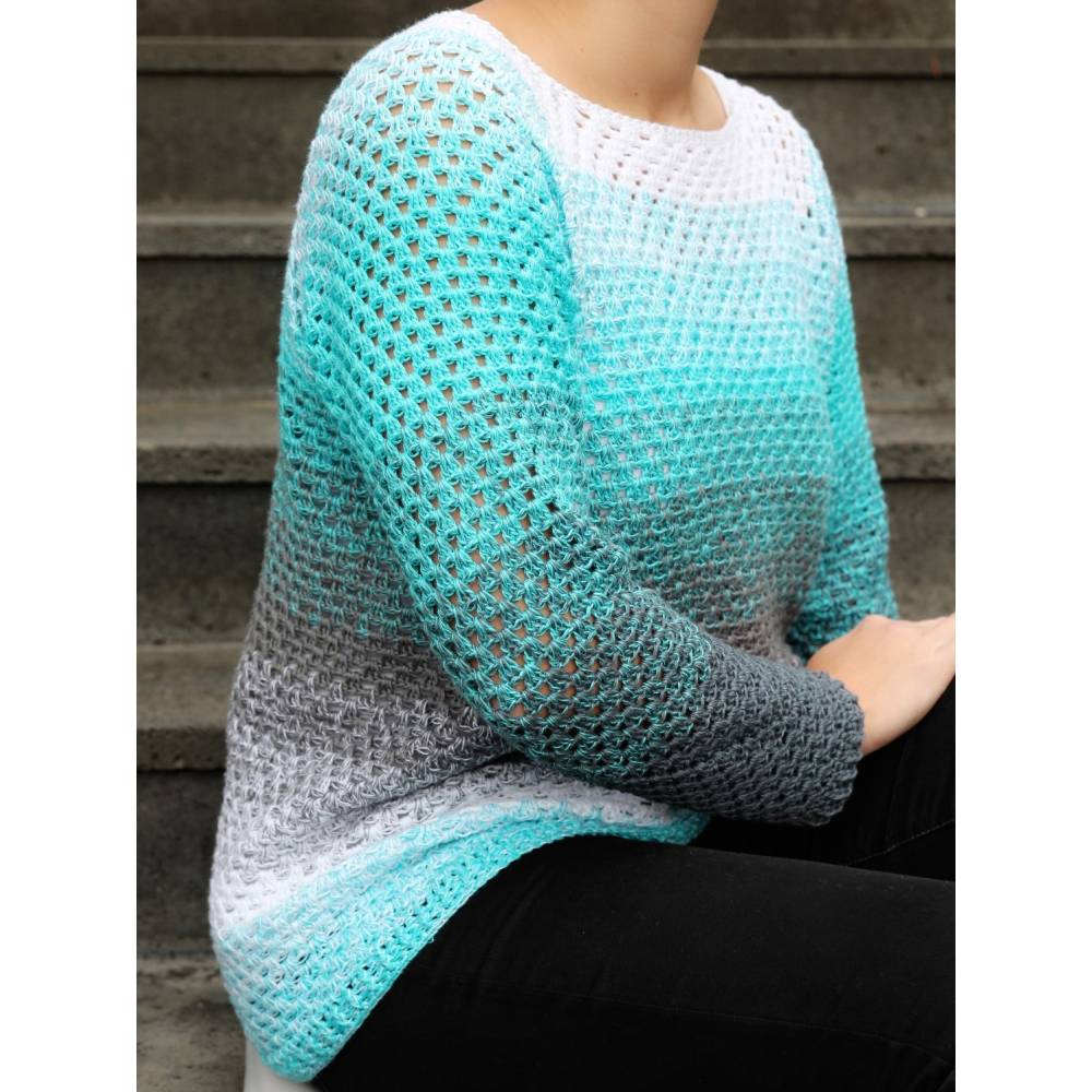 Häkelanleitung RVO Raglan Pullover "Lisa" alle Größen möglich Bild 2