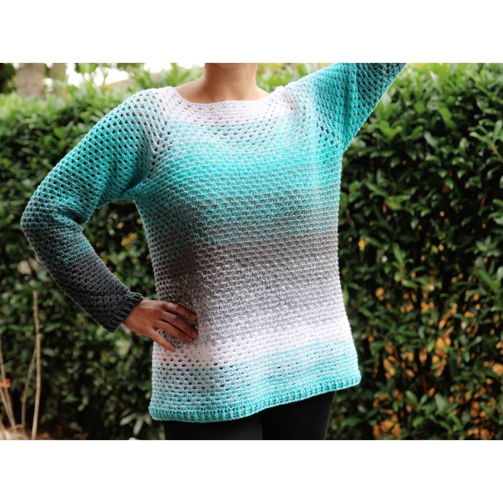 Häkelanleitung RVO Raglan Pullover "Lisa" alle Größen möglich Bild 3
