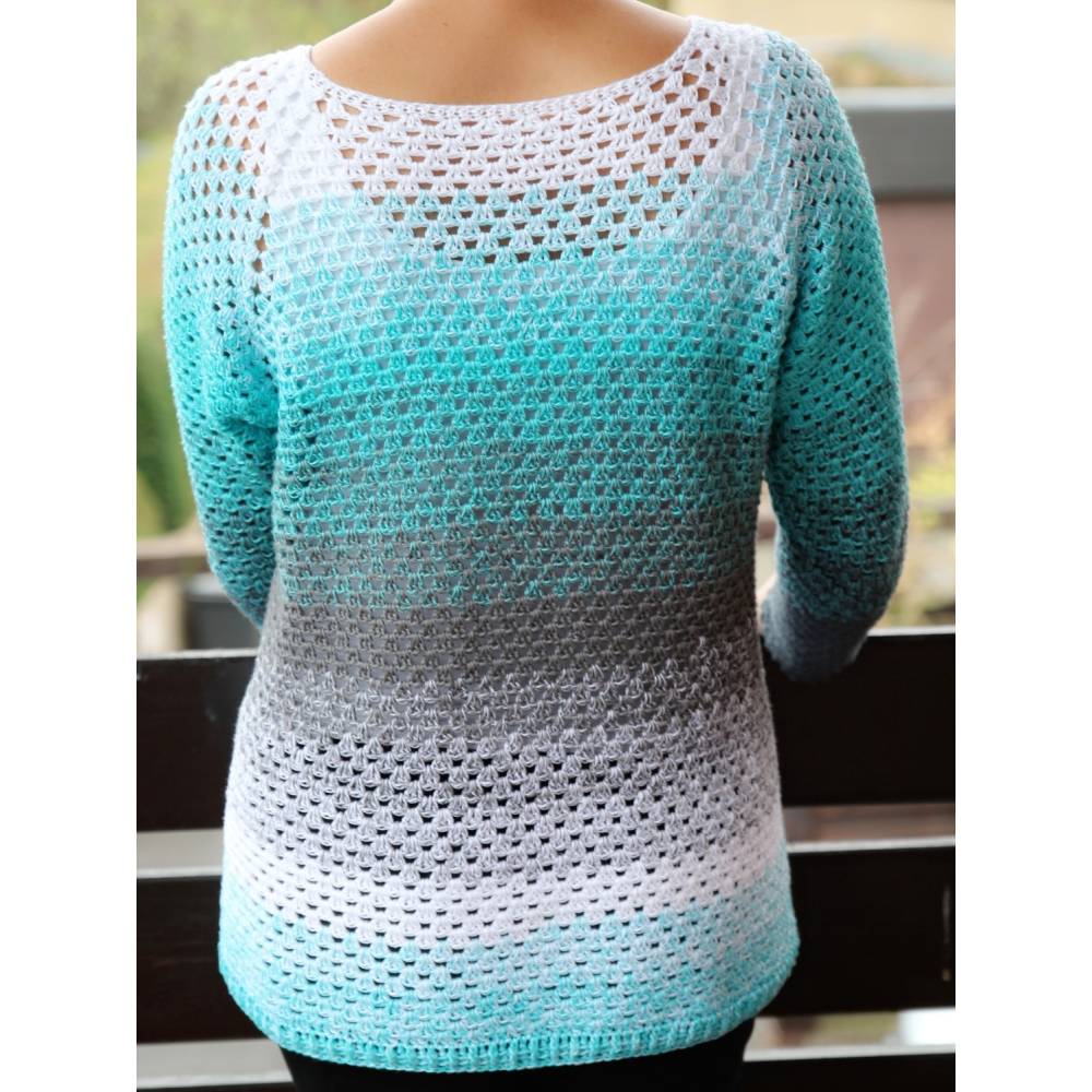 Häkelanleitung RVO Raglan Pullover "Lisa" alle Größen möglich Bild 4