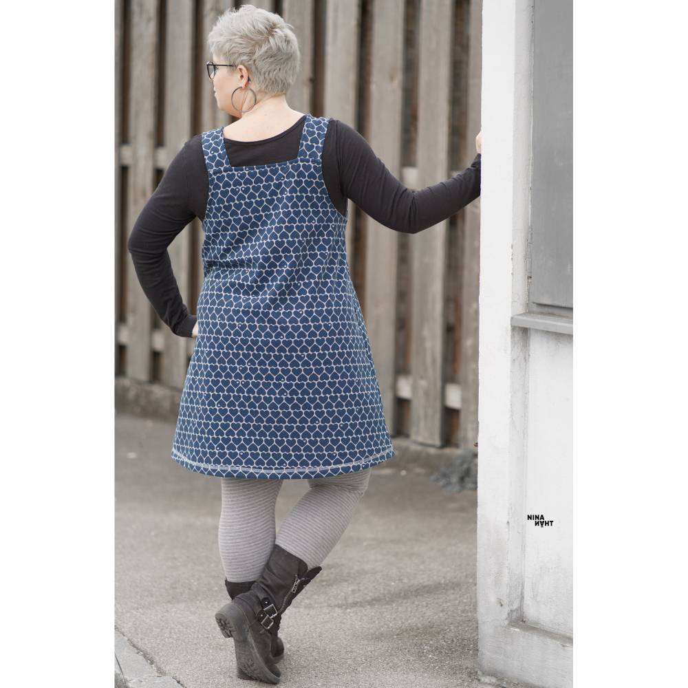 PDF-Schnittmuster Latzkleid Kendra –  Design mit V-Ausschnitt & A-Linien-Silhouette (Gr. 36-50) Bild 9
