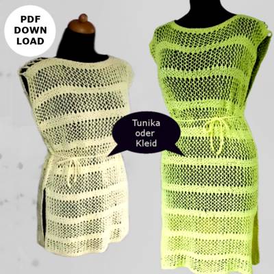 Strickanleitung "Tunika/Kleid Malo"