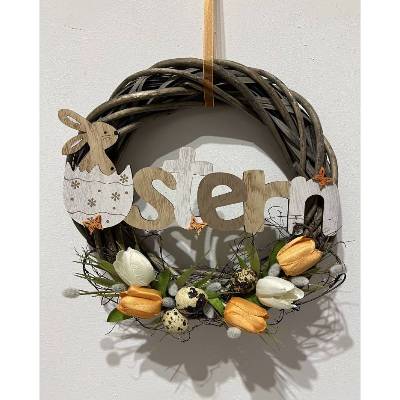 Osterkranz Türkranz Osterdeko Kranz Ostern